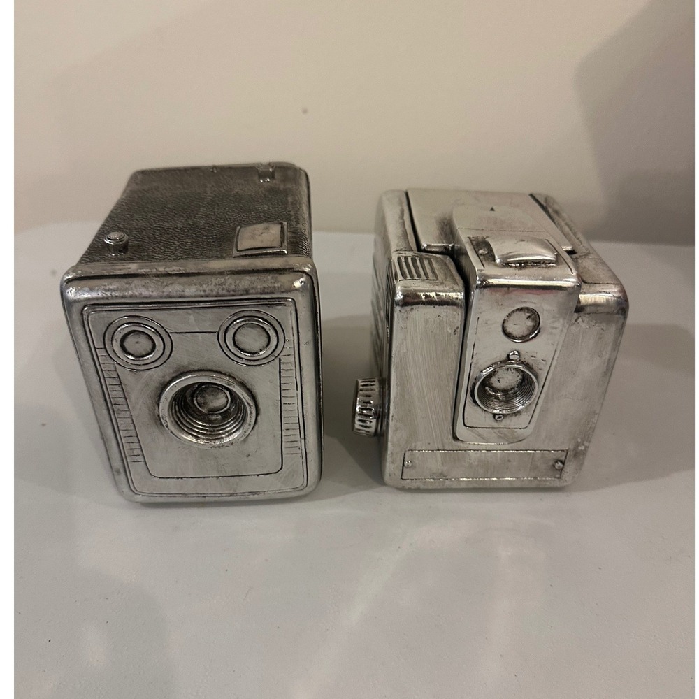 Two Vintage Camera Inspired Trinket Boxes With Hidden Storage